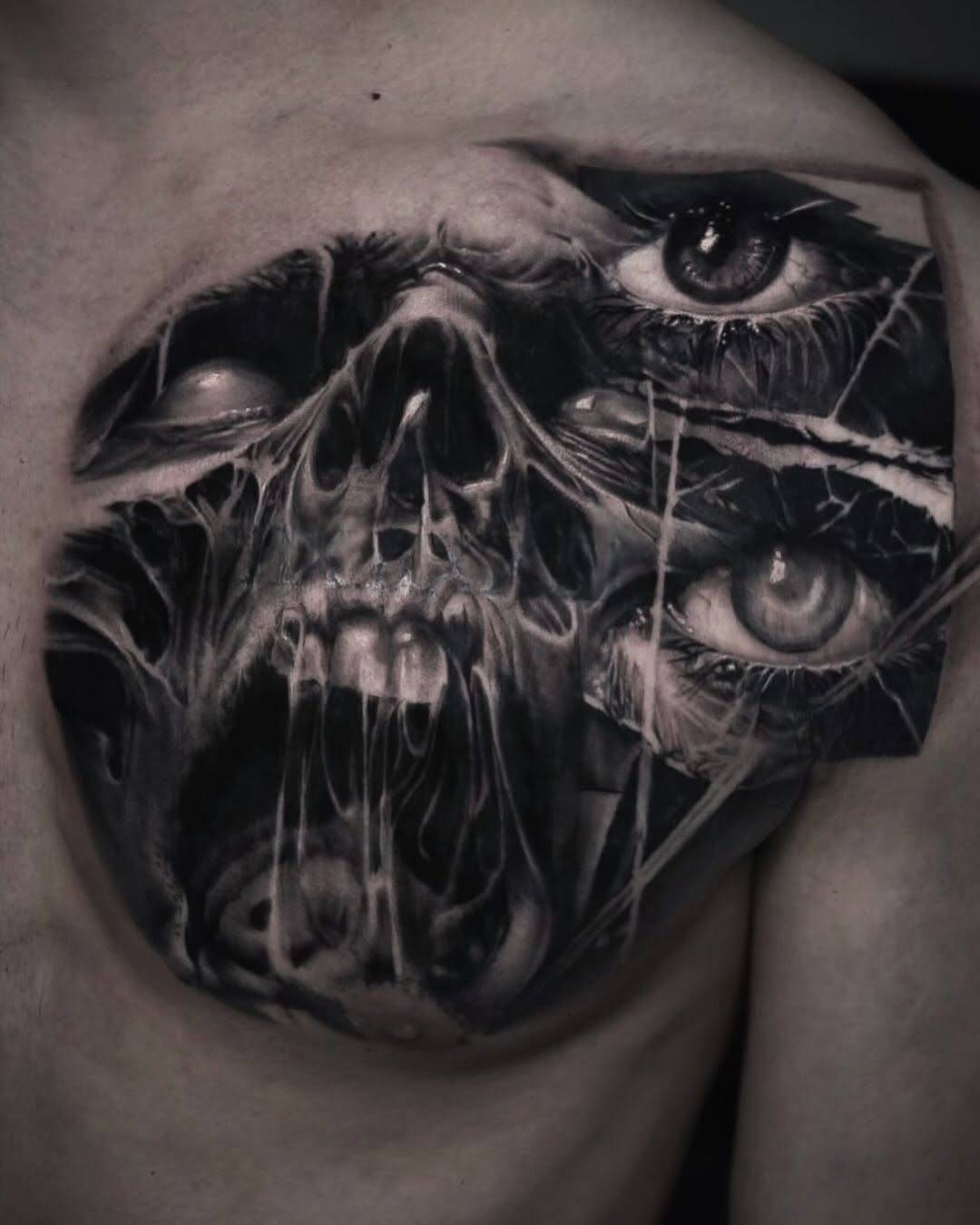 Tattoo by @tattooist_pitasso — realism, dark_realism