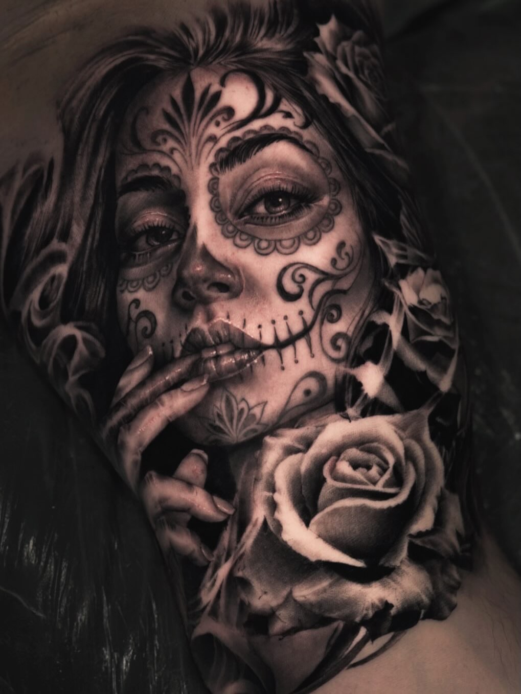 Tattoo by @tattooist_pitasso — realism, black_and_grey