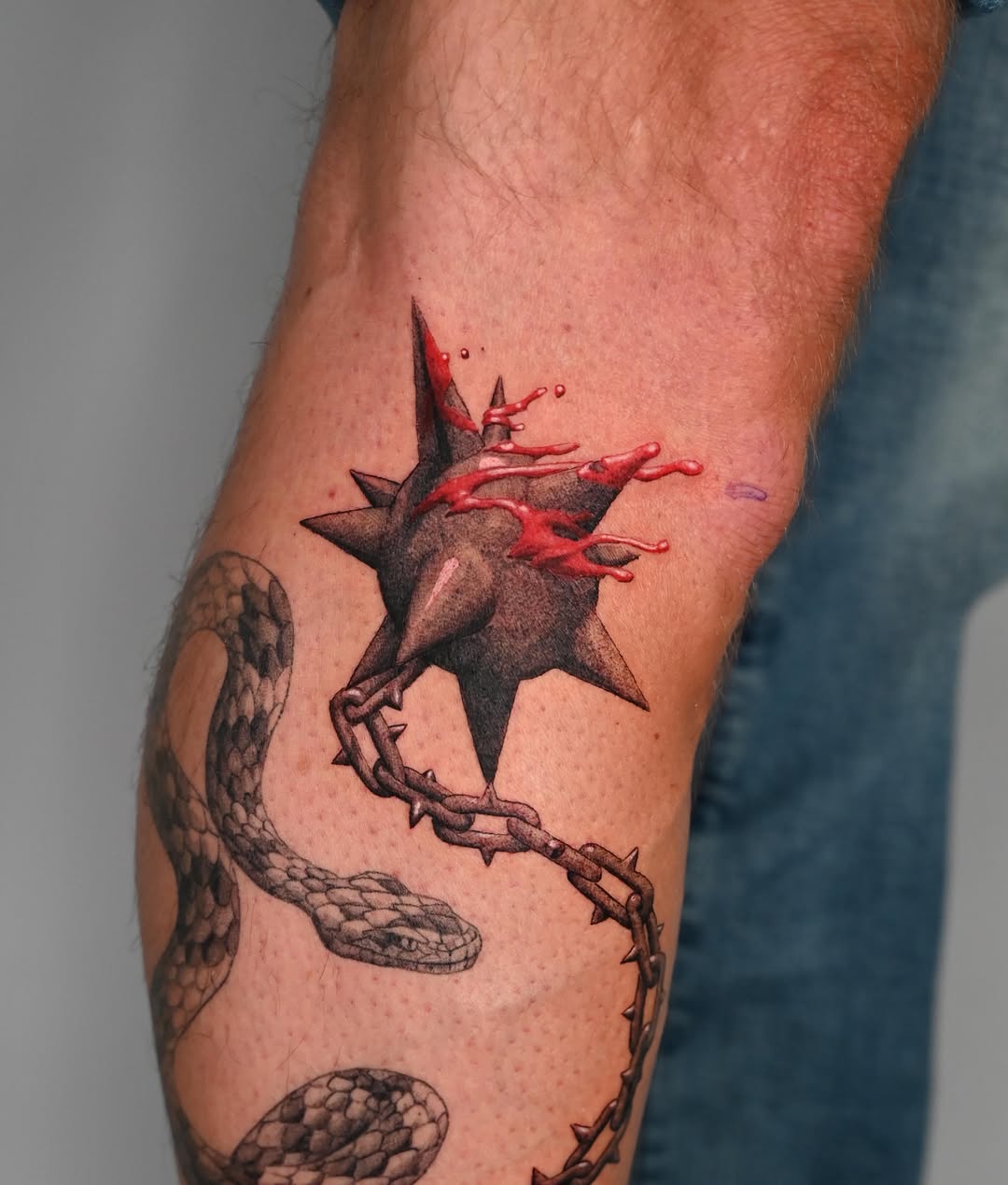 Tattoo by @goonsillustrationz โ realism, dark_realism