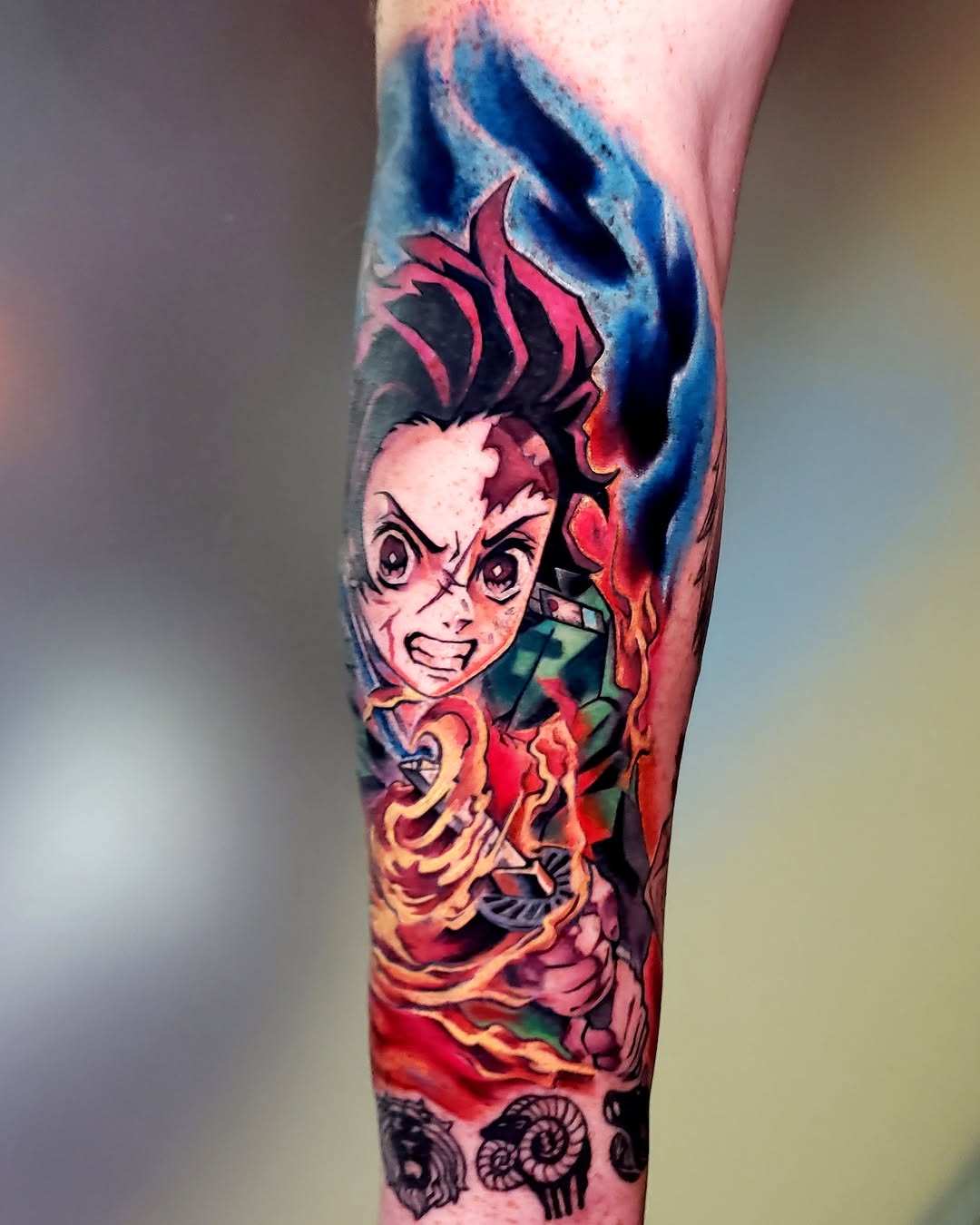 Tattoo by @erikespinozac — anime, illustrative