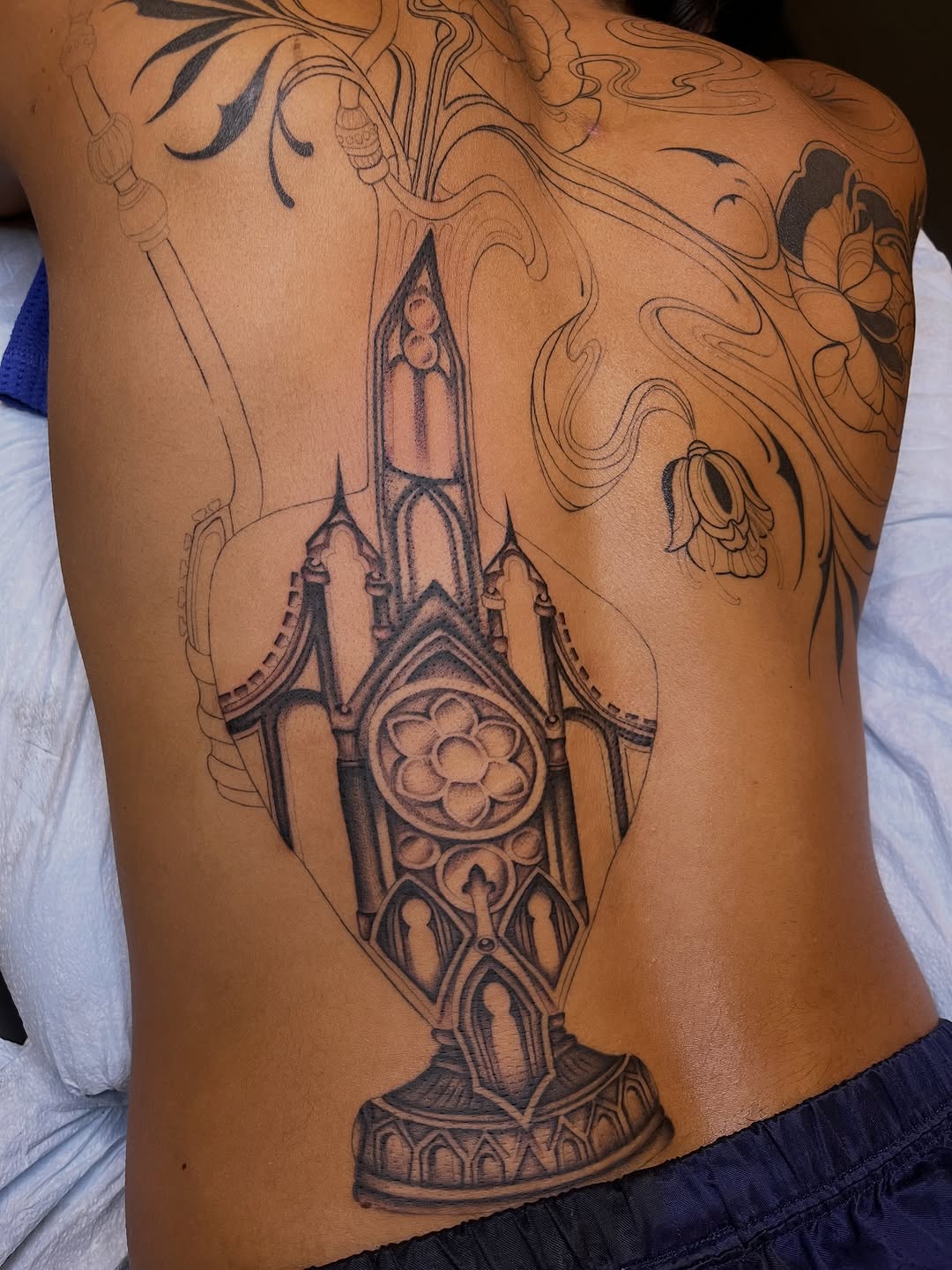 Tattoo by @kylajaetattoos — black_and_grey, realism