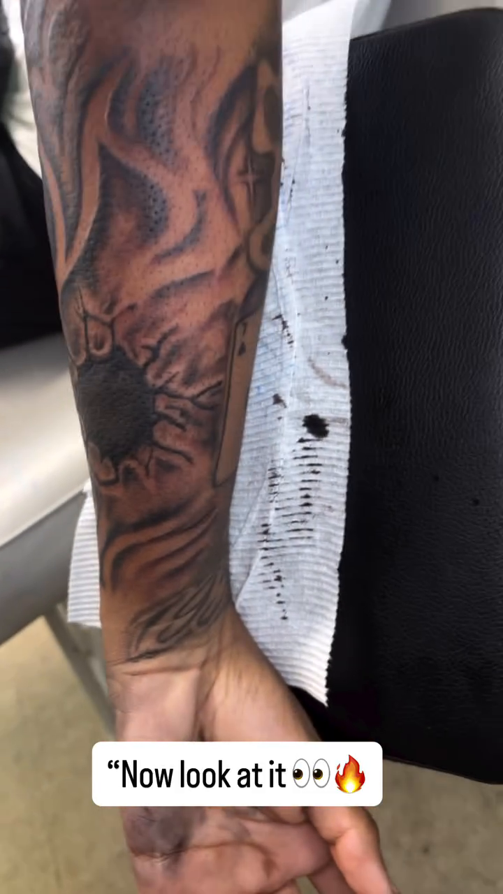 Tattoo by @kashsaucy — black_and_grey, ornamental