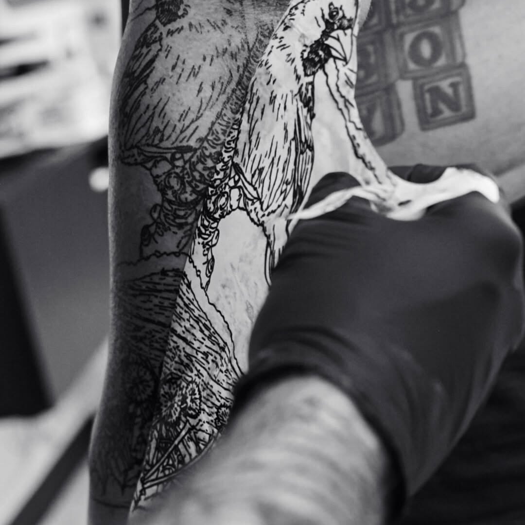 Tattoo by @hipsgts — blackwork