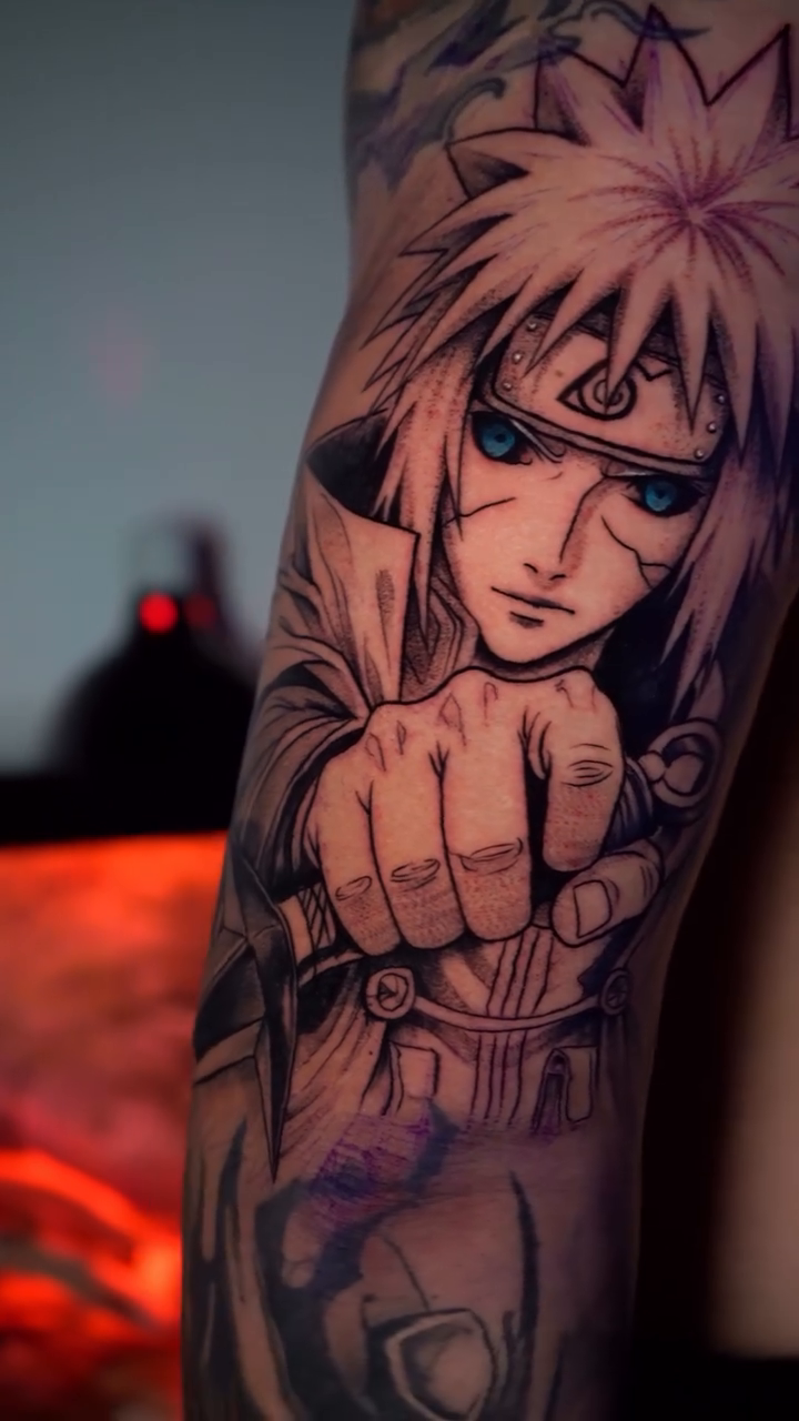 Tattoo by @estevez.ink — anime, realism
