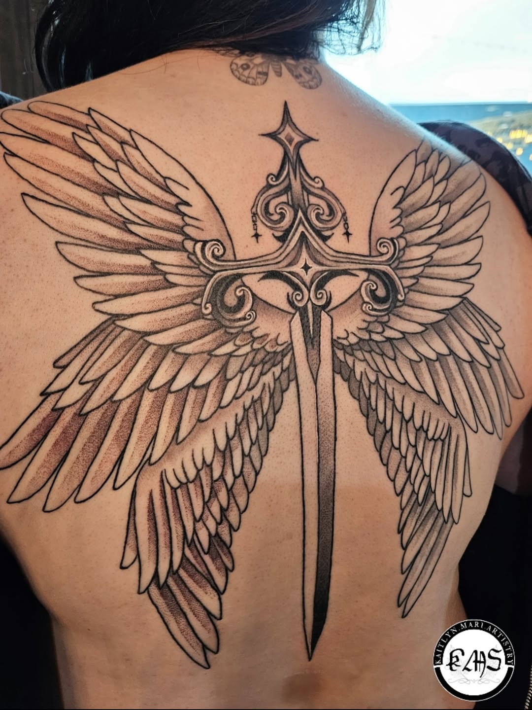 Tattoo by @kaitlyn.mari.artistry β illustrative, black_and_grey