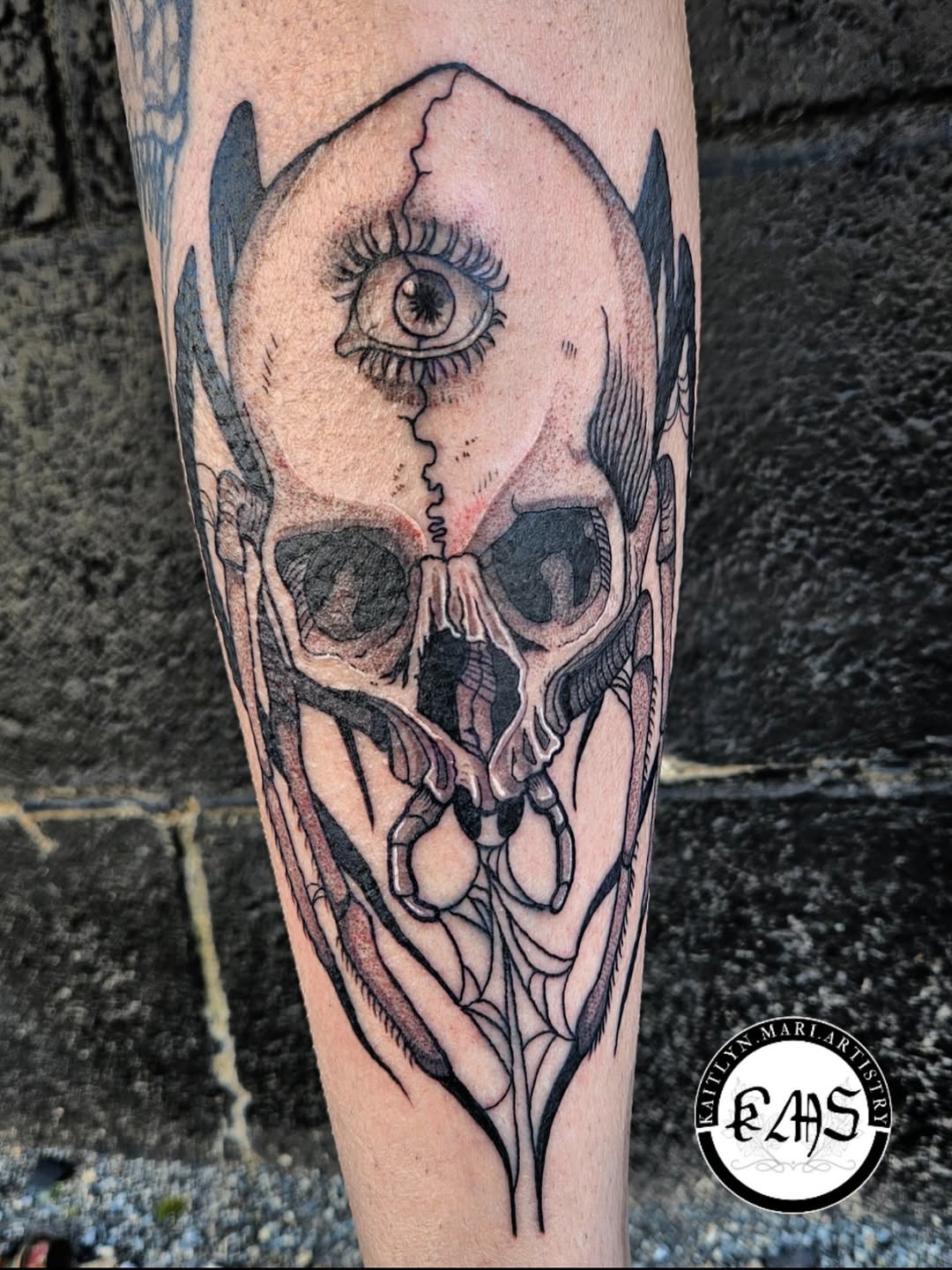 Tattoo by @kaitlyn.mari.artistry β black_and_grey