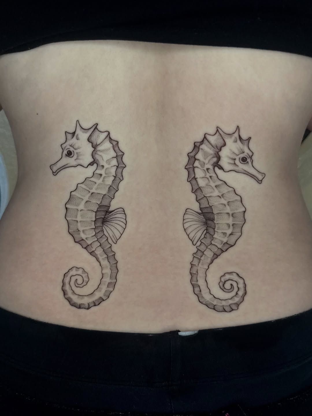 Tattoo by @gill_tattoos — black_and_grey, dotwork