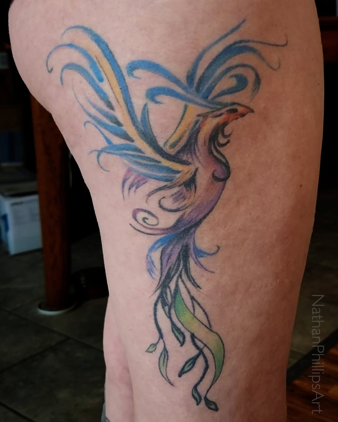 Tattoo by @nathanphillips_art β watercolor, fine_line