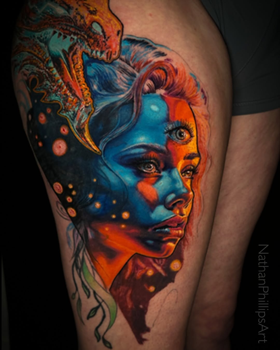 Tattoo by @nathanphillips_art β realism, dark_realism