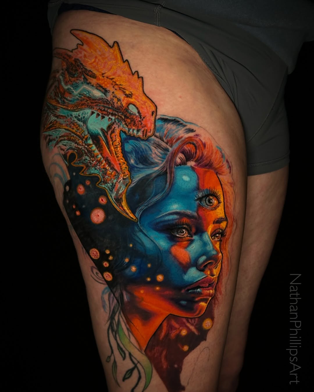 Tattoo work at Villain Arts Nashville Tattoo Convention 2026