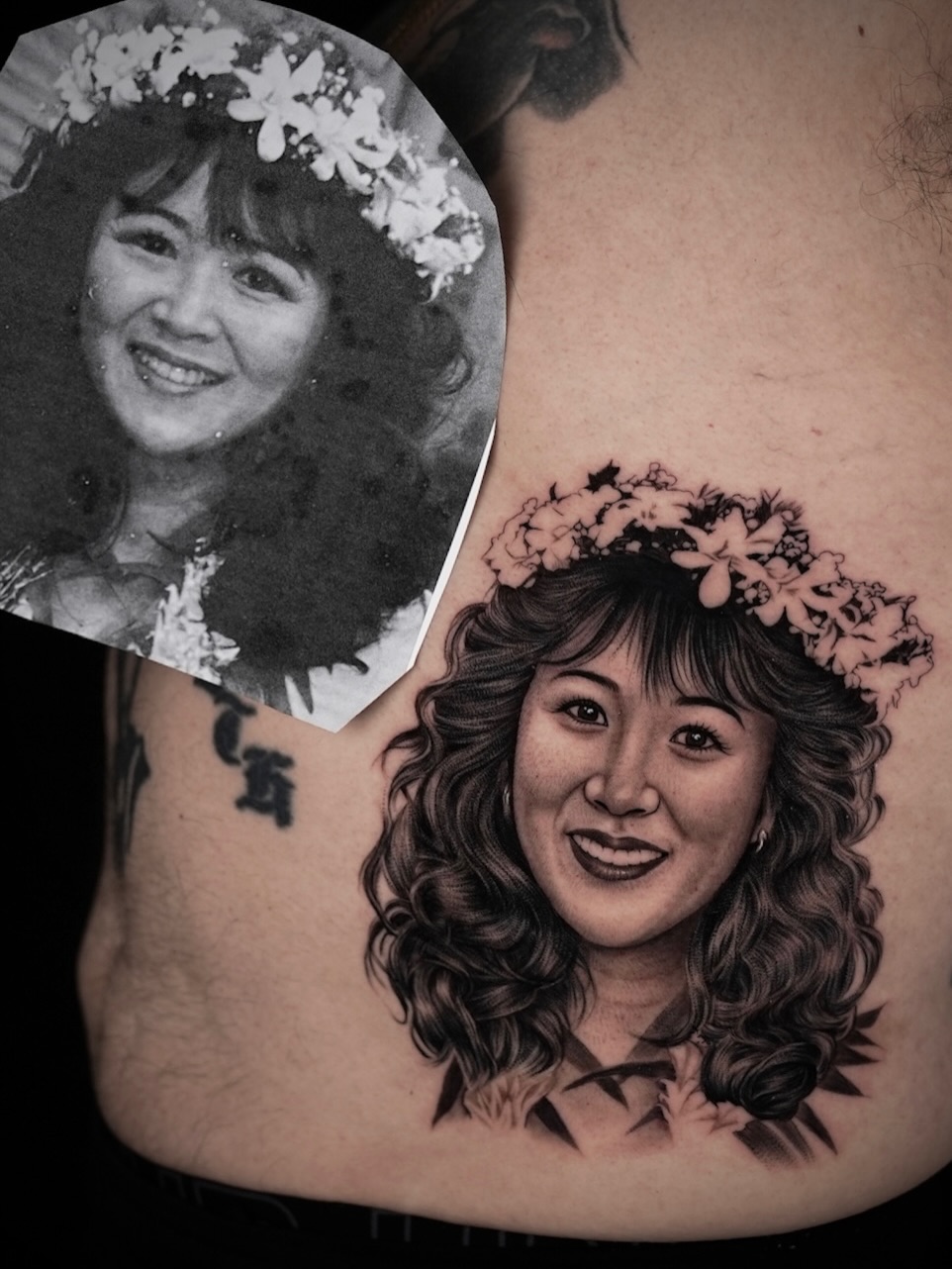Tattoo by @tattoosbylynn_sdt — realism, black_and_grey
