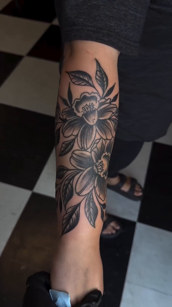 Tattoo by @tattooschooldropout — black_and_grey, realism