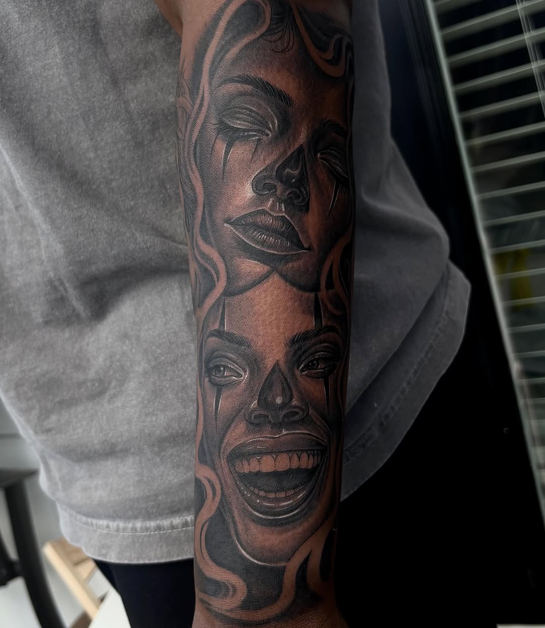 Tattoo by @inkbyjay1 — black_and_grey, realism
