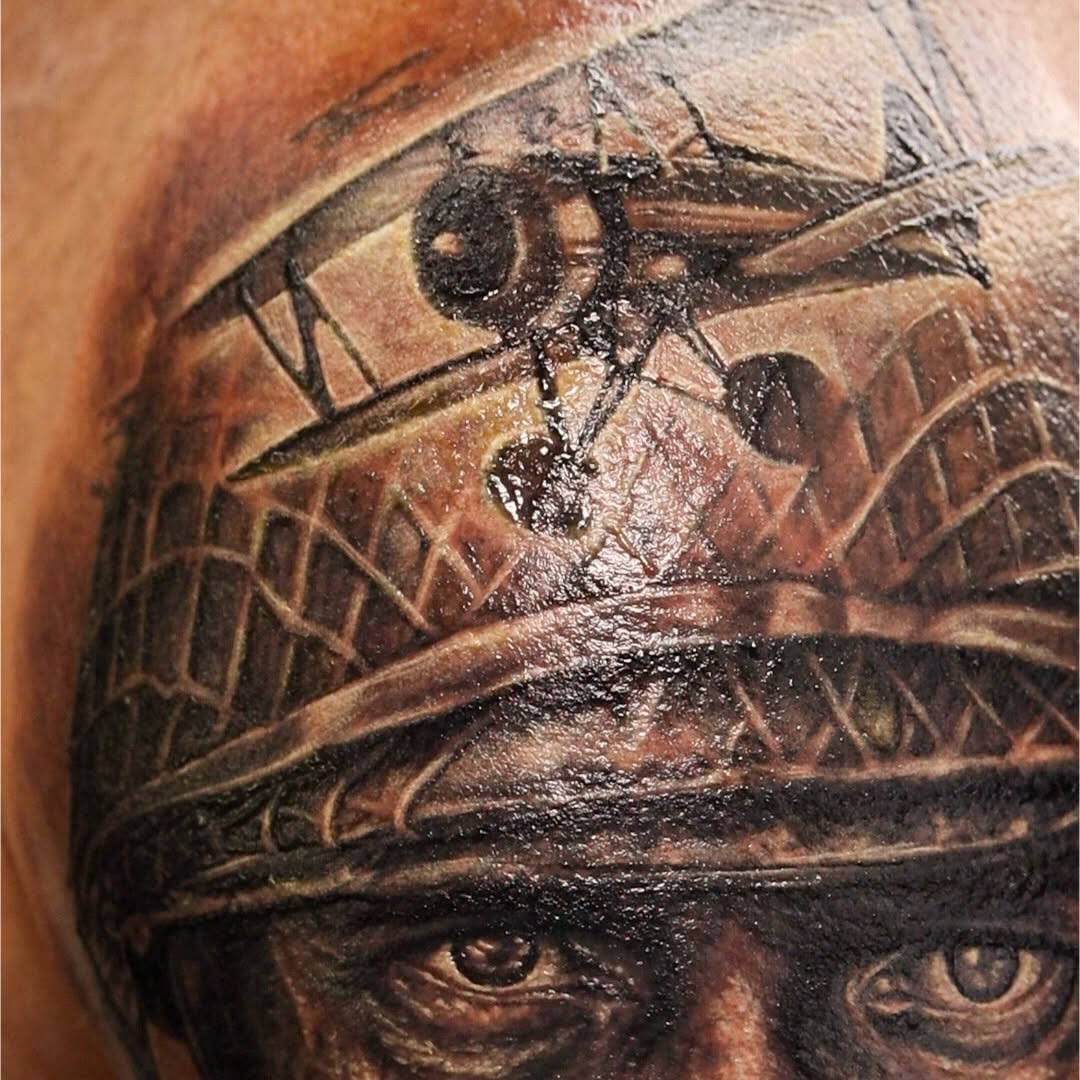 Tattoo by @tylerbowlingtattoos — realism, black_and_grey