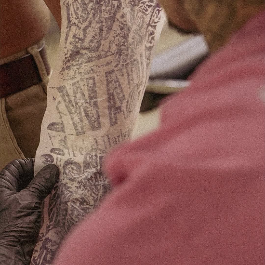 Tattoo by @tylerbowlingtattoos — lettering_script, black_and_grey