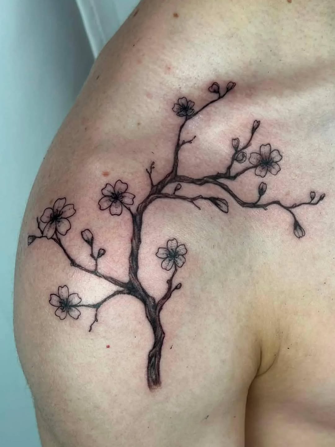 Tattoo by @tallis.andrea — fine_line, black_and_grey