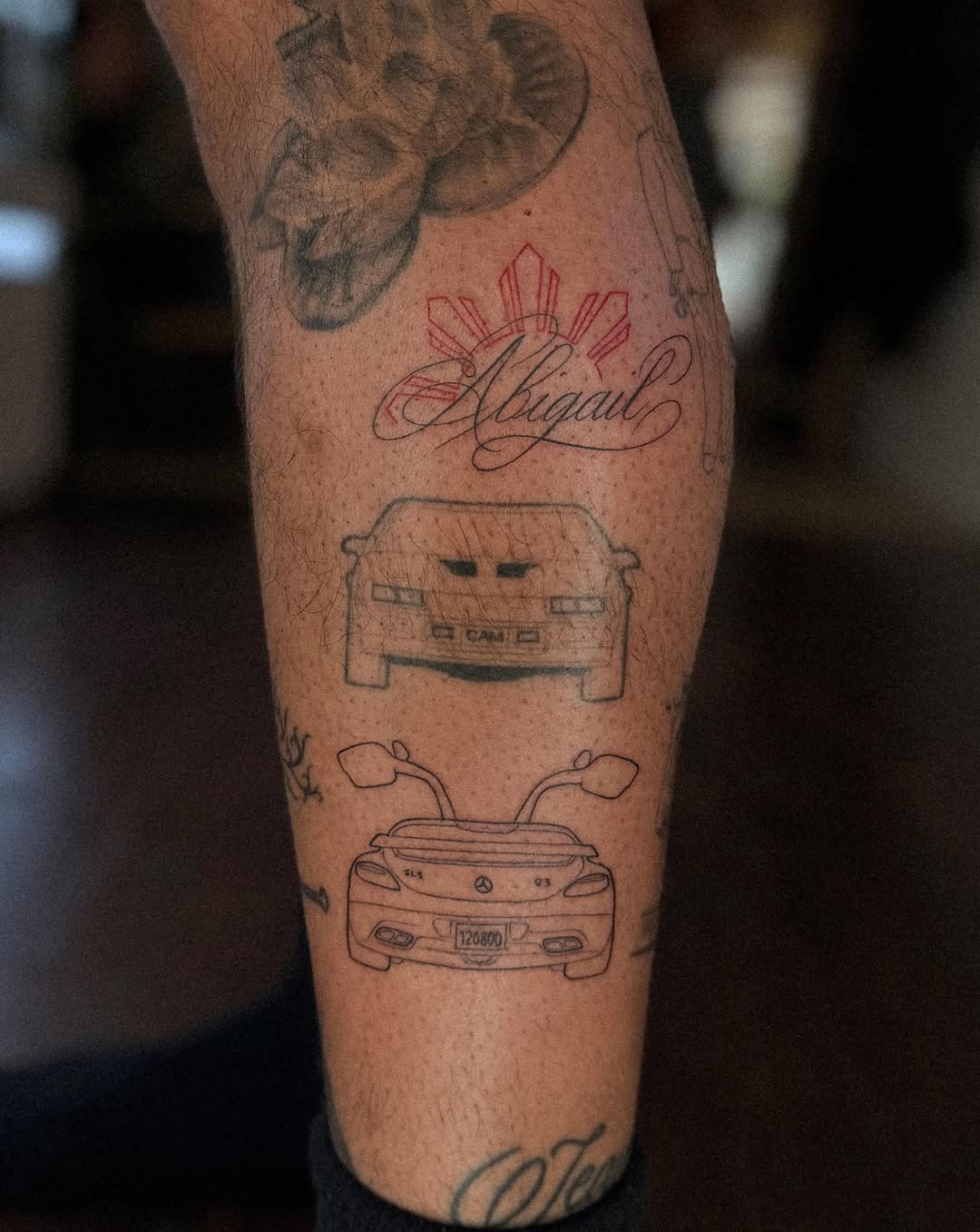 Tattoo by @rtrv.tattoo — lettering_script, fine_line