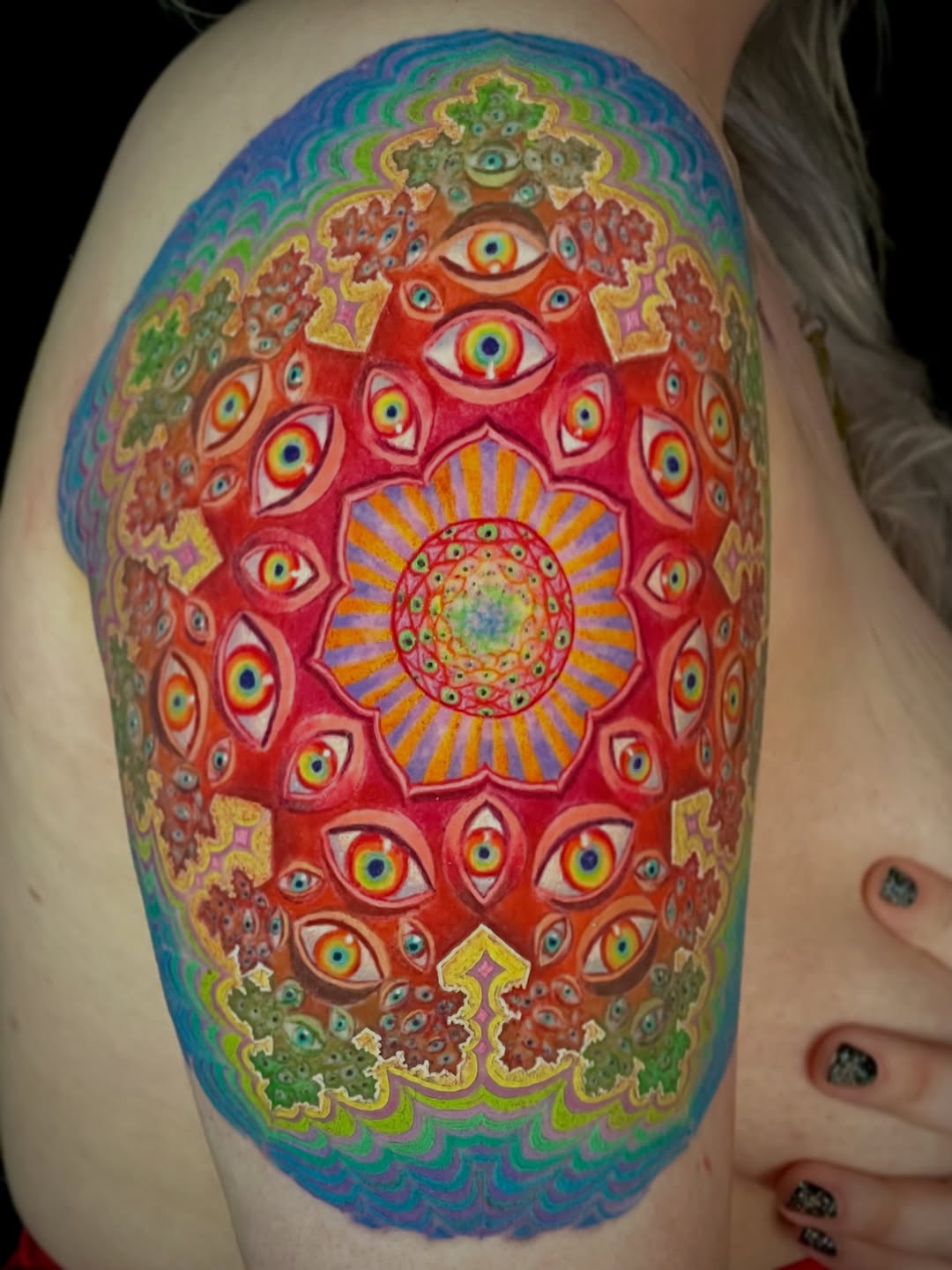 Tattoo by @dominicktattoo — geometric, ornamental