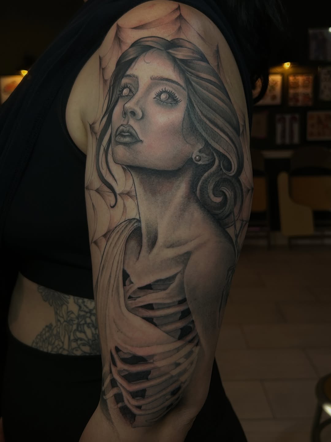 Tattoo by @eternalskye.art — black_and_grey, realism