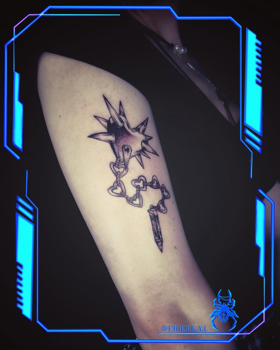 Tattoo by @ether.e.a.l β black_and_grey, fine_line