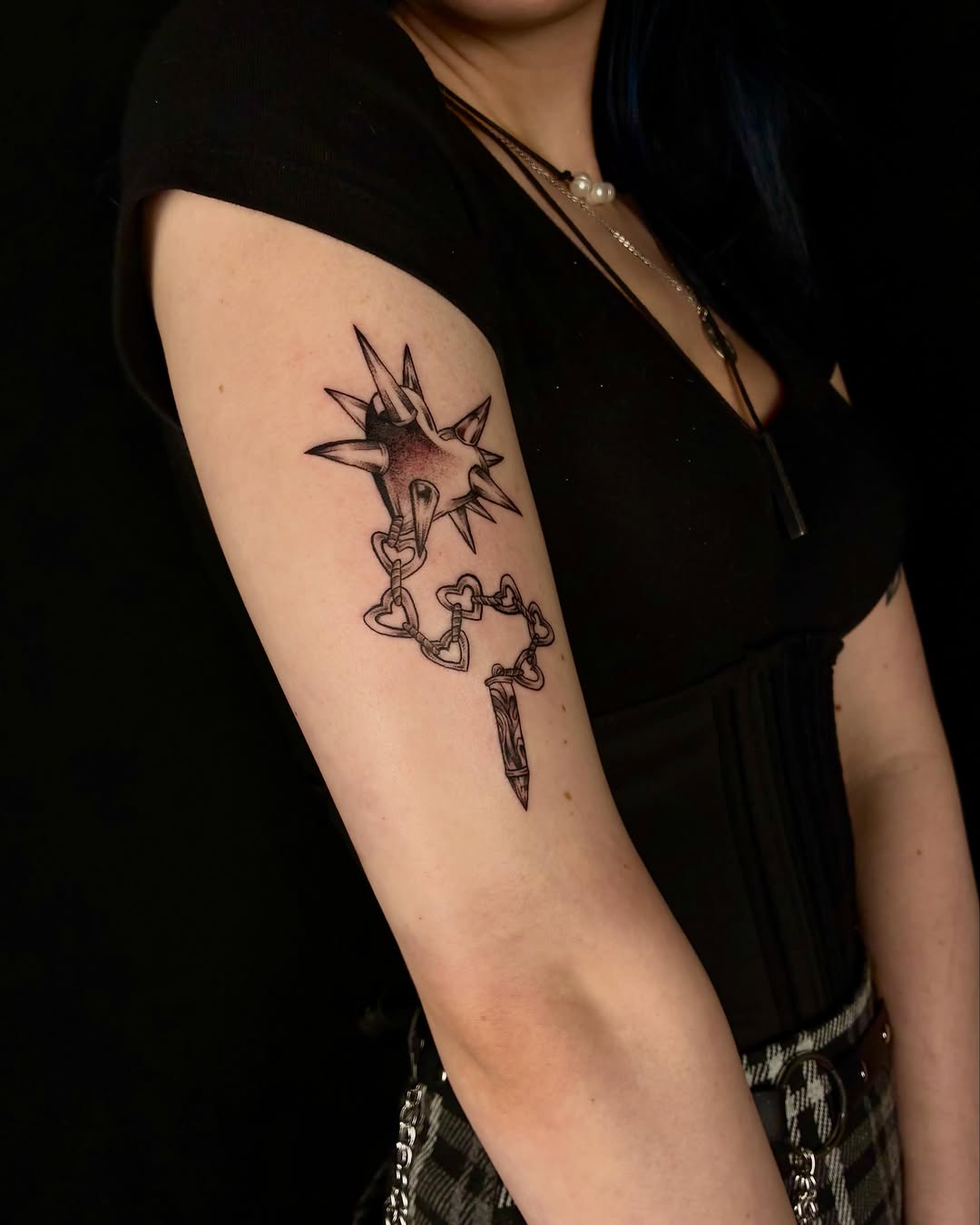 Tattoo by @ether.e.a.l β fine_line, black_and_grey