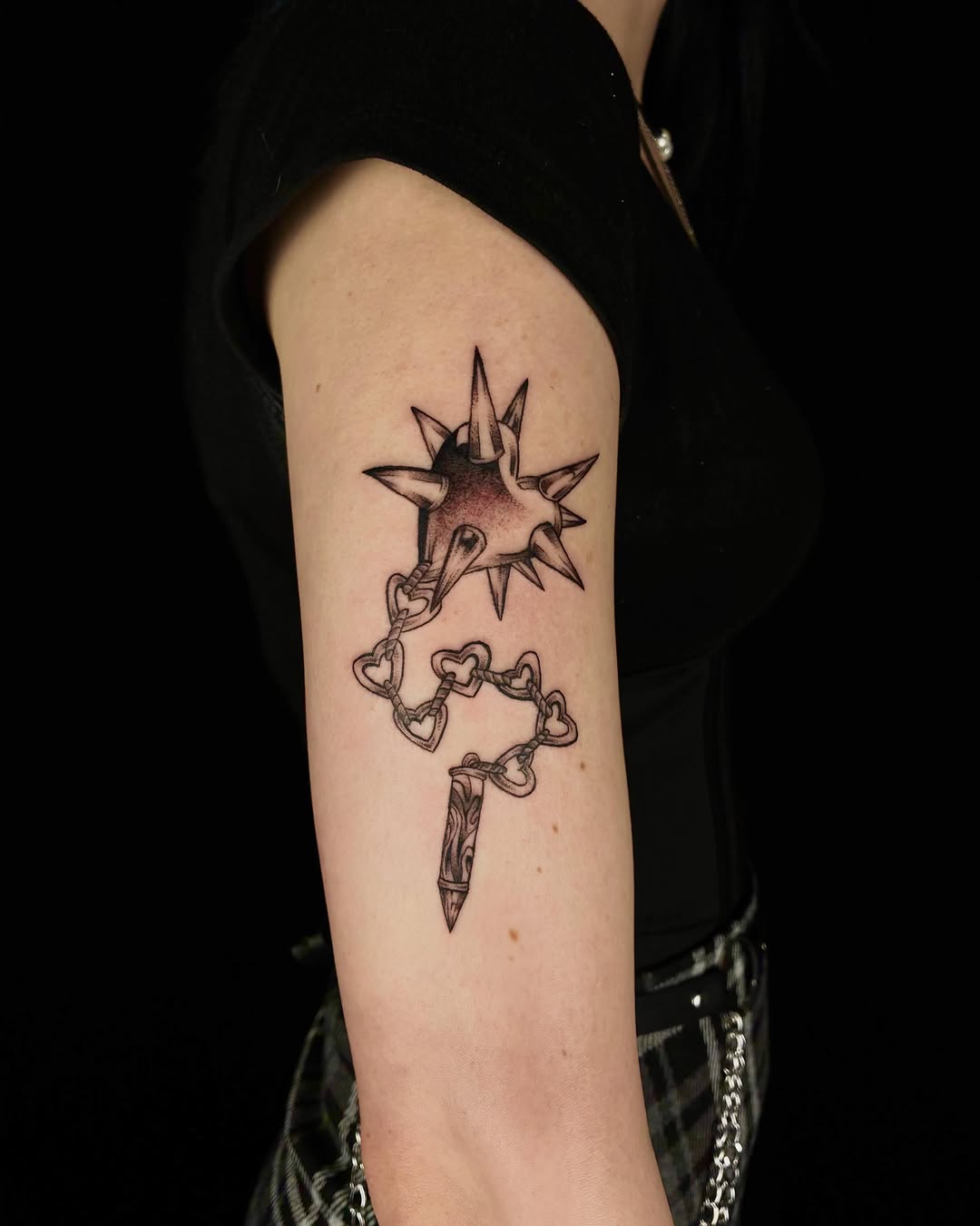 Tattoo by @ether.e.a.l β black_and_grey, dark_realism