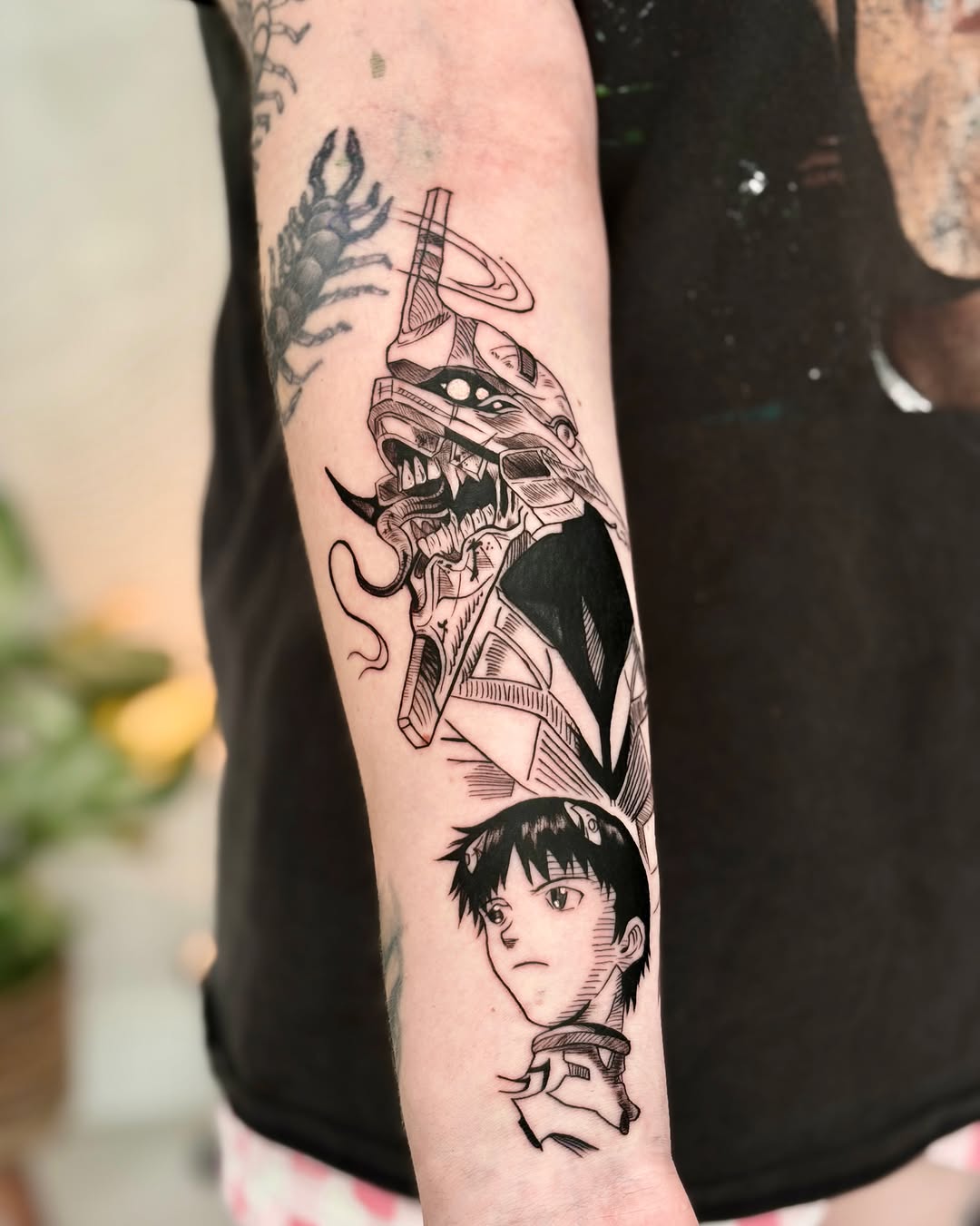 Tattoo by @_justq_inkkk โ anime