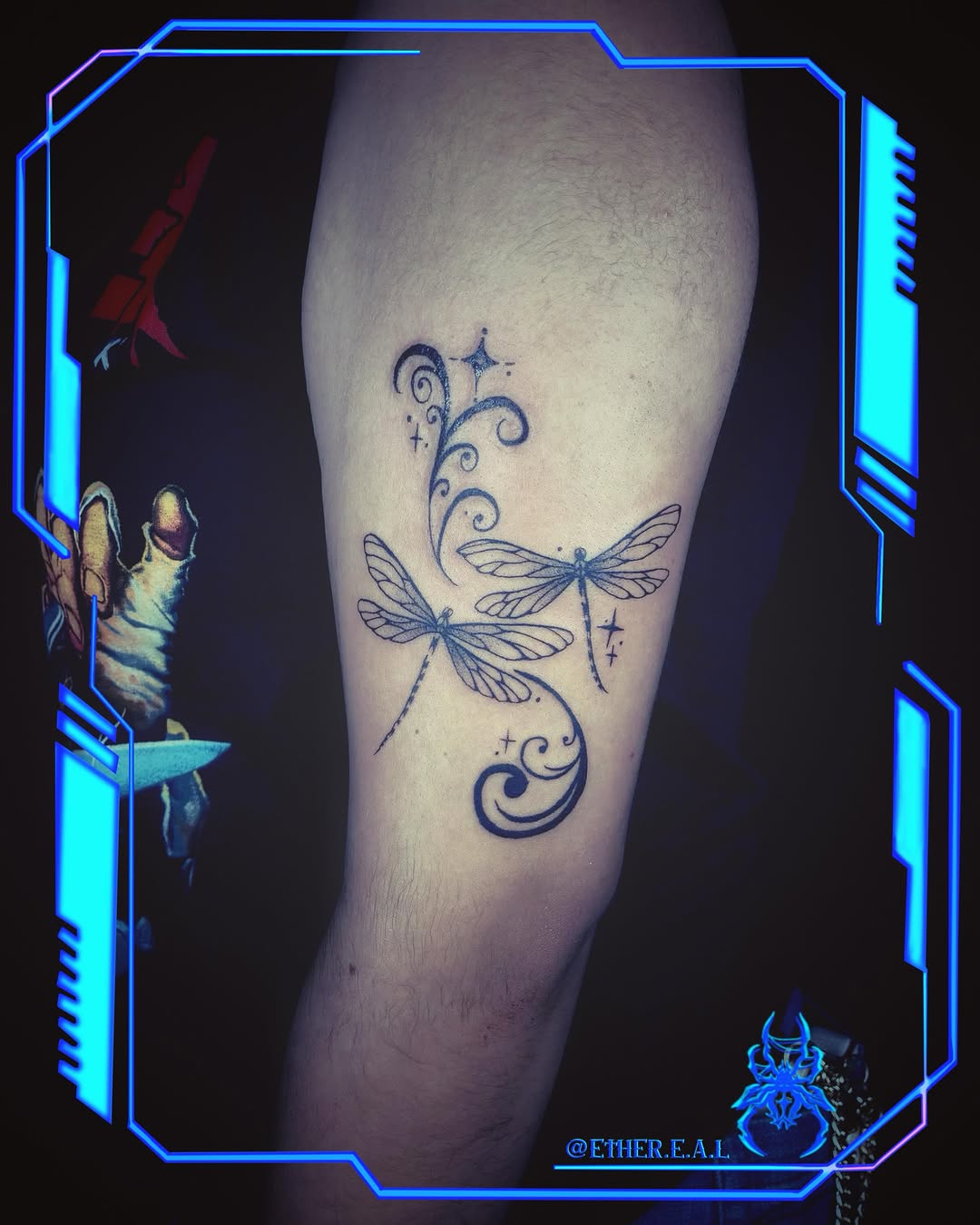 Tattoo by @ether.e.a.l β fine_line, ornamental