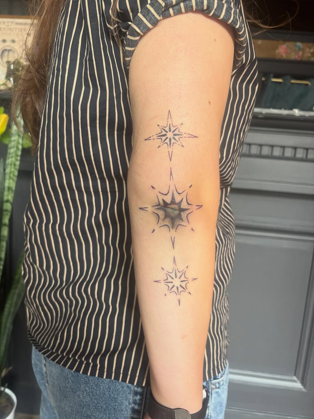 Tattoo by @jolley.ink — geometric, fine_line