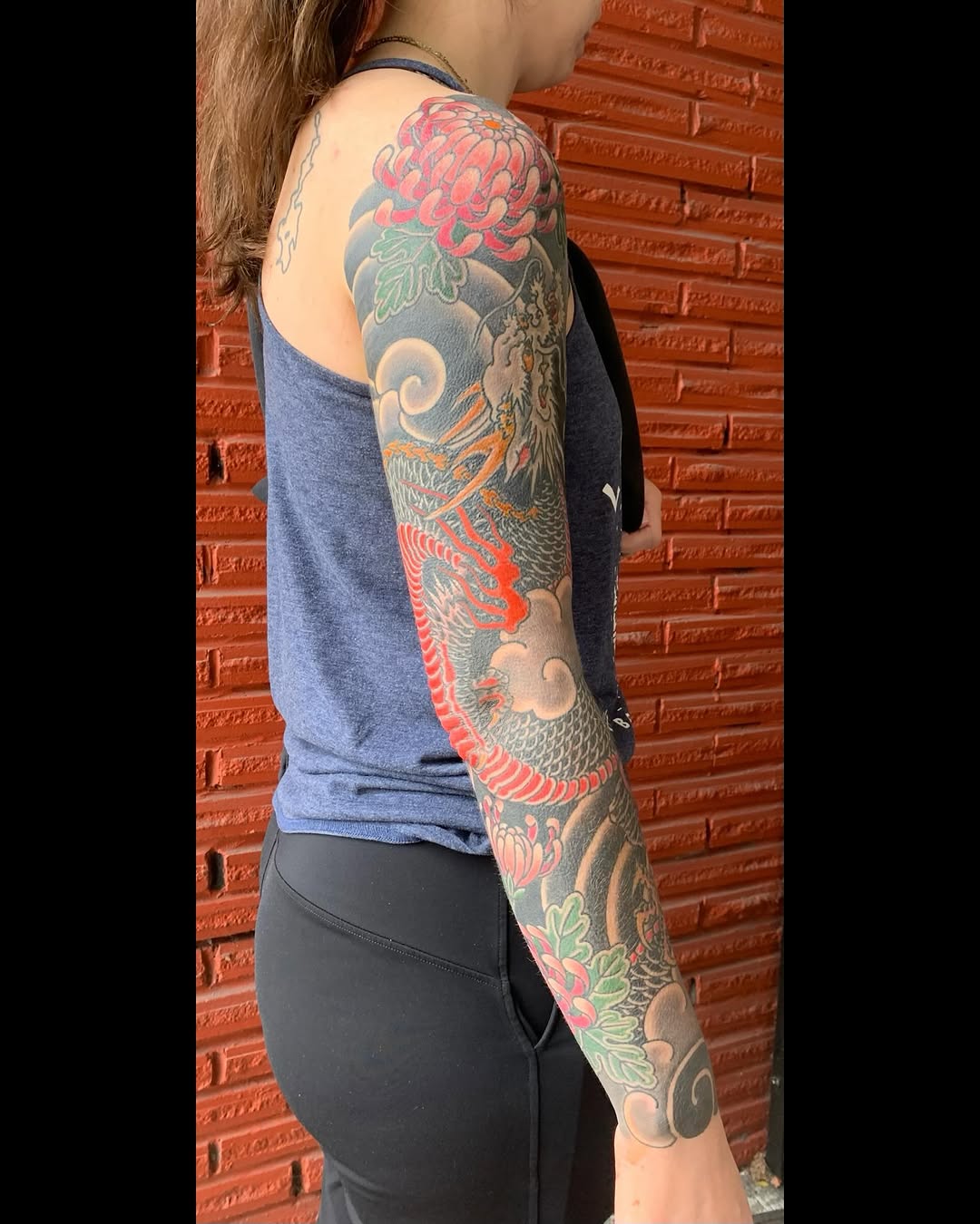 Tattoo by @m6o6i6 โ japanese_irezumi, black_and_grey