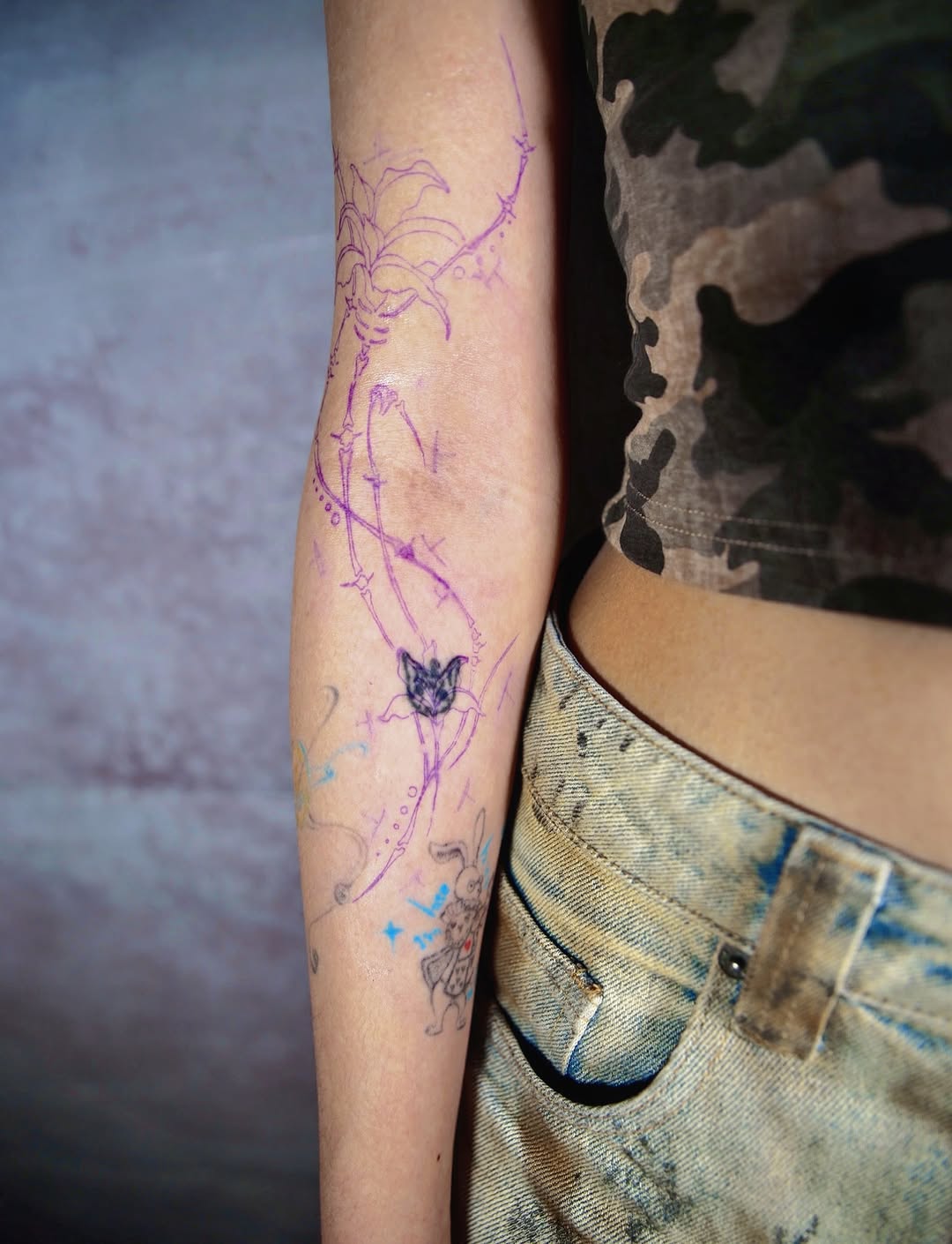 Tattoo by @less_salt_tatt — fine_line, sketch