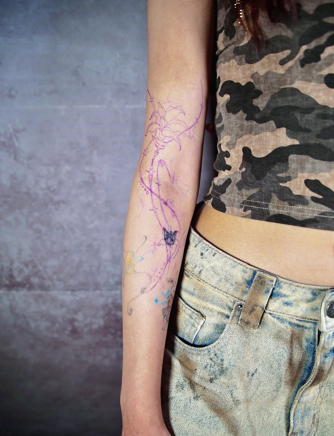 Tattoo by @less_salt_tatt — fine_line, illustrative