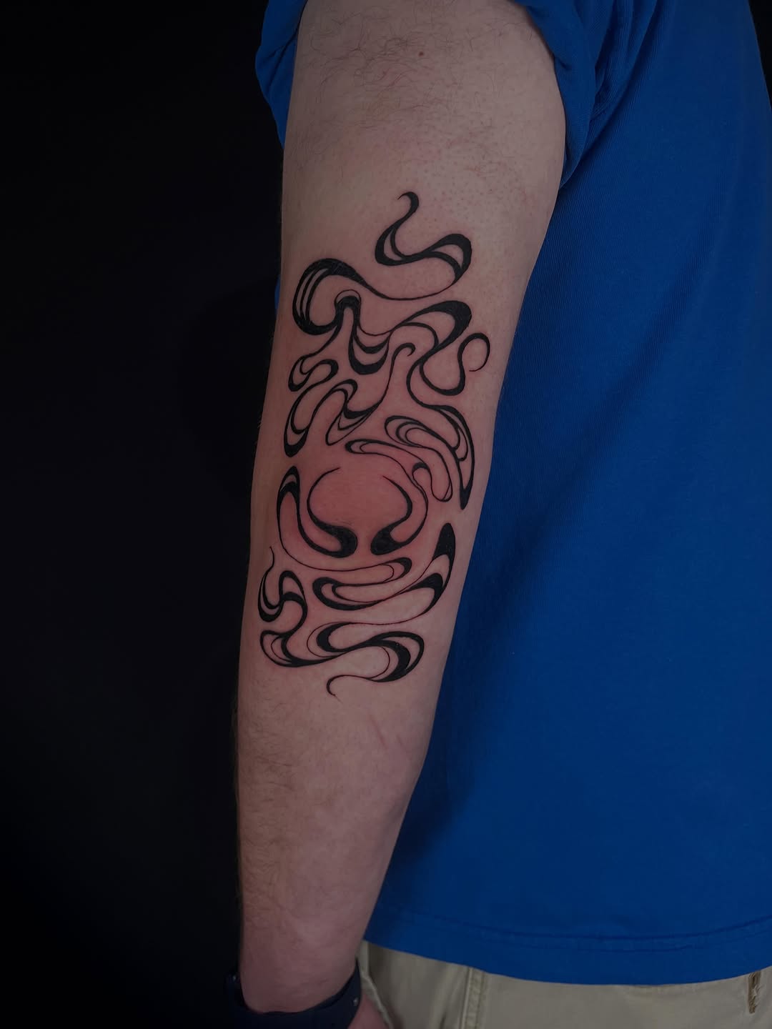 Tattoo by @bone.apple โ blackwork, ornamental