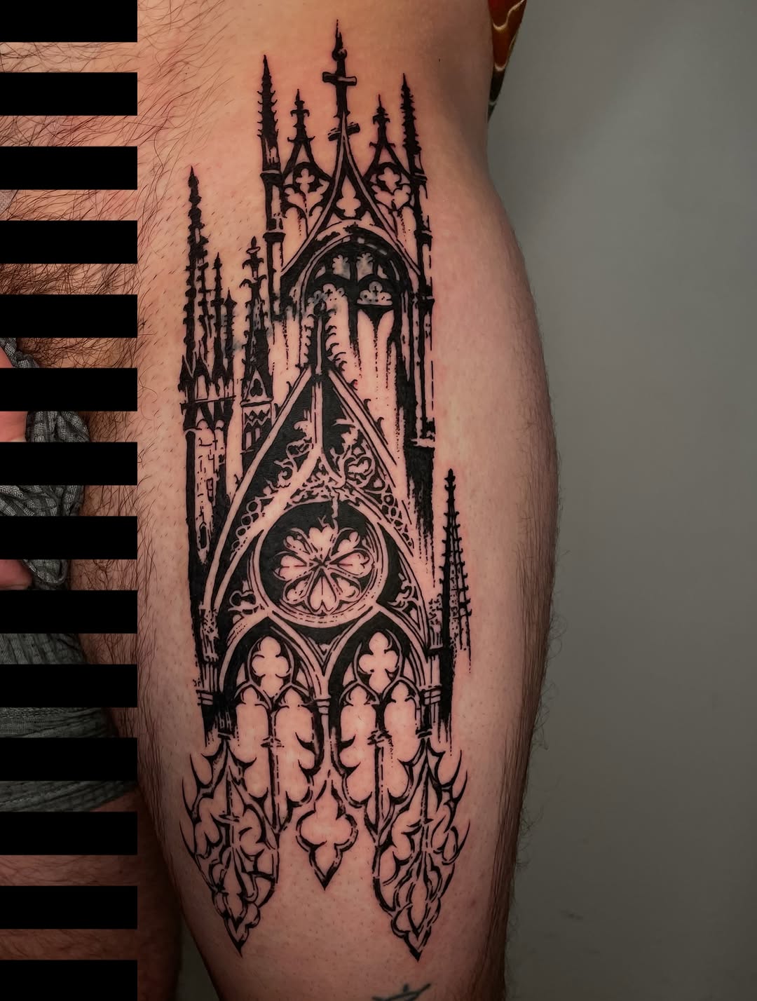 Tattoo by @thankyou4thetrust — blackwork, illustrative