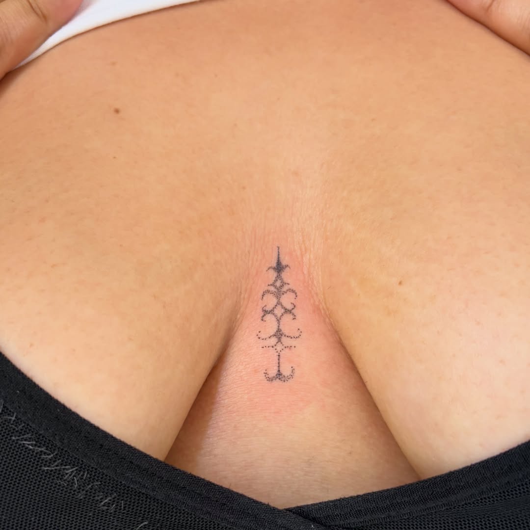 Tattoo by @drawnfromemories — dotwork, minimalist
