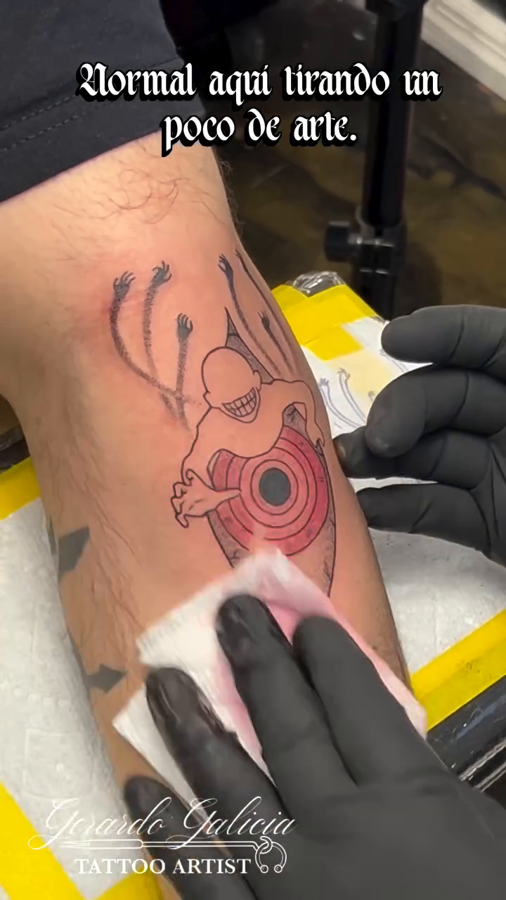 Tattoo by @galiciaink — illustrative, geometric