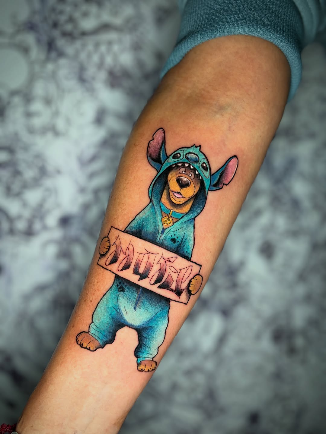 Tattoo by @chicosmarked4life — new_school, lettering_script