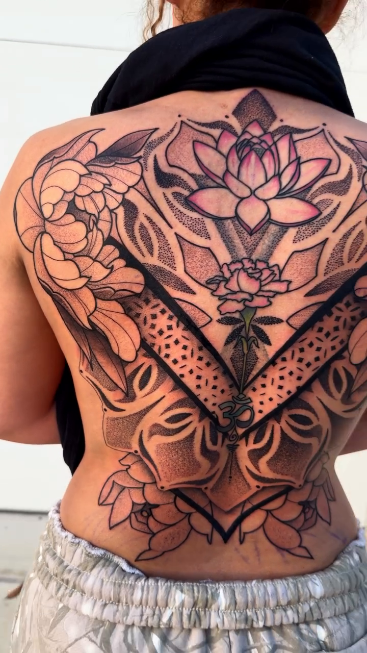 Tattoo by @tatted_taco — black_and_grey, ornamental