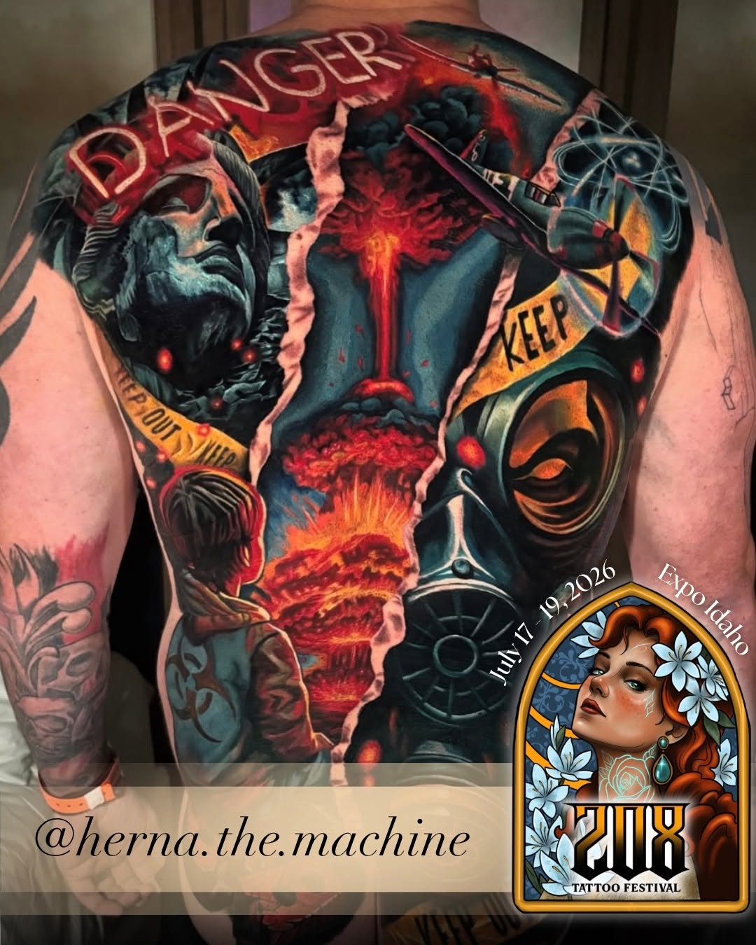 Tattoo by @herna.the.machine — realism, trash_polka