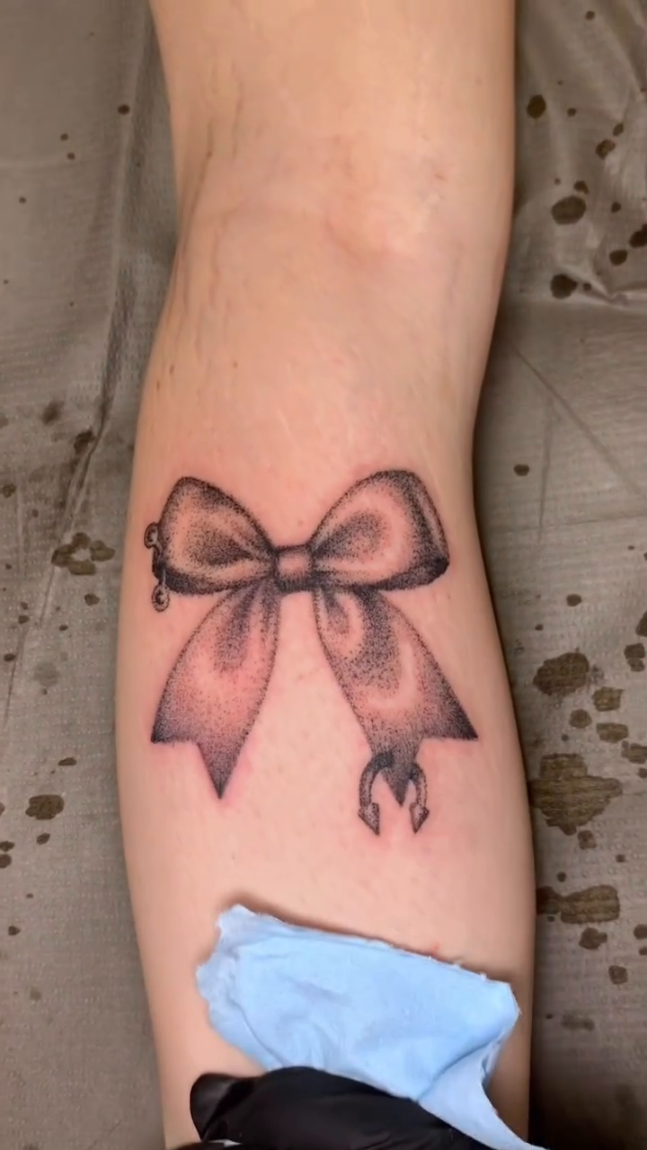 Tattoo by @dogranchtattoo — fine_line, black_and_grey