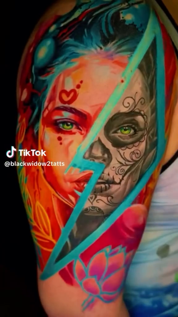 Tattoo by @tyty_tattoos — realism, trash_polka