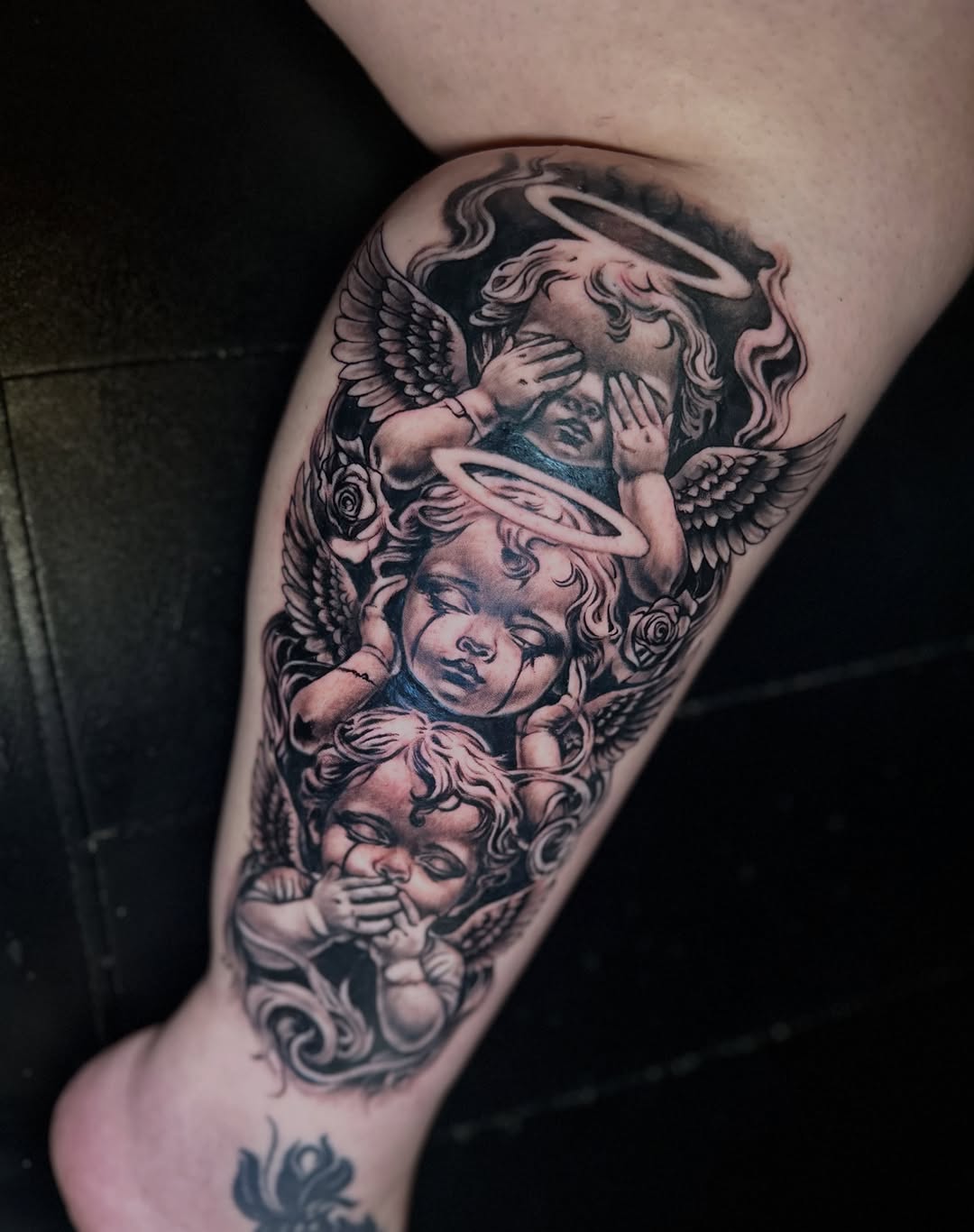 Tattoo by @tattedmonkey_tattoos — black_and_grey, realism