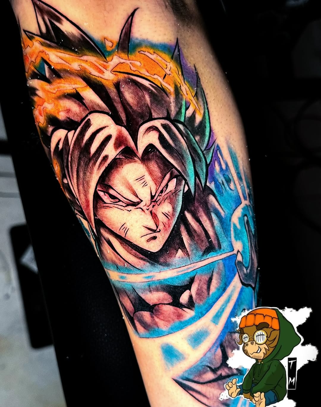 Tattoo by @tattedmonkey_tattoos — anime