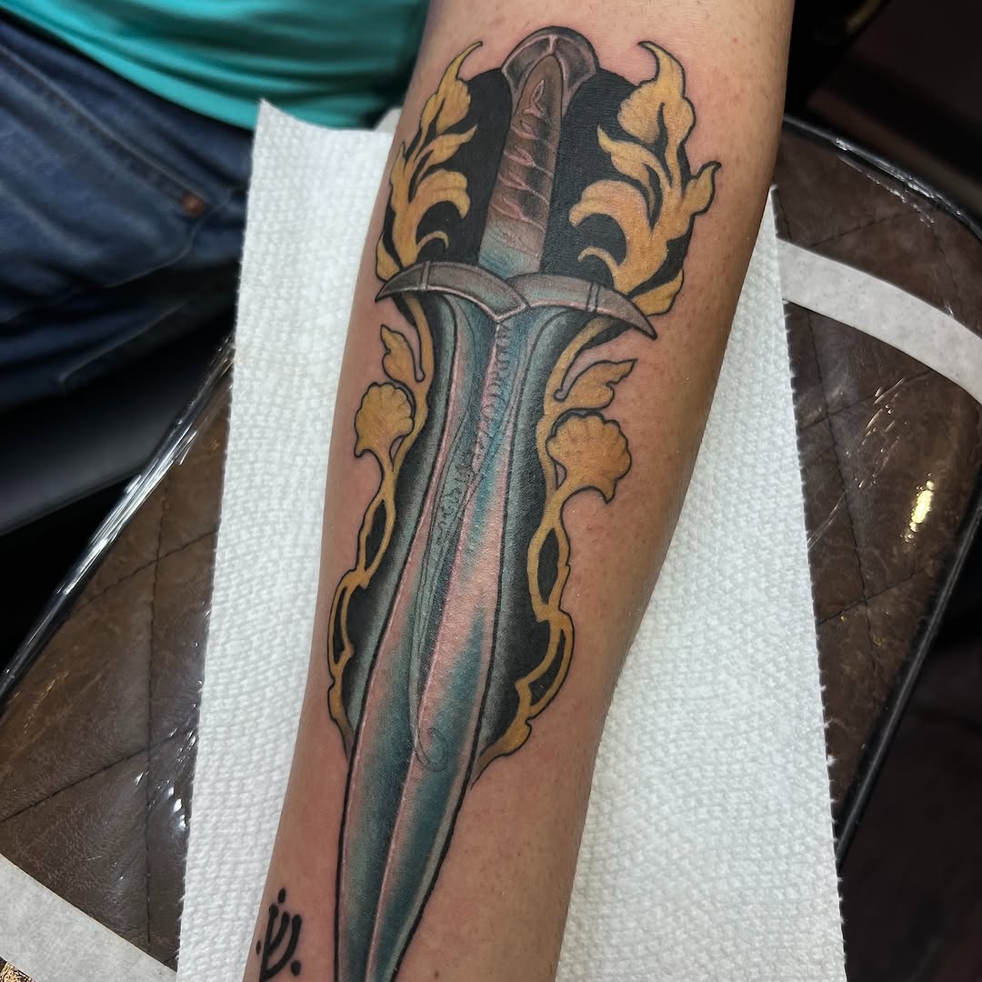 Tattoo by @autumnzilla — black_and_grey, ornamental