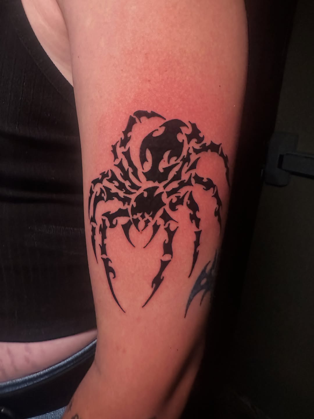 Tattoo by @dreadmoor_tattoos โ tribal, blackwork