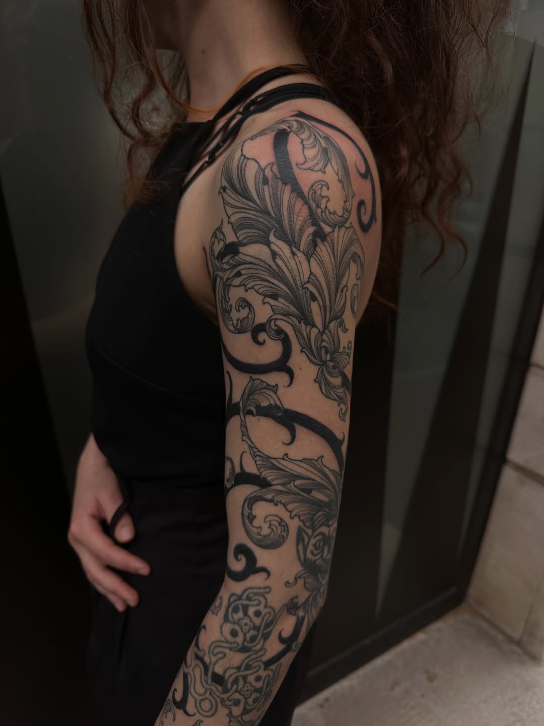 Tattoo by @skinscribe — blackwork