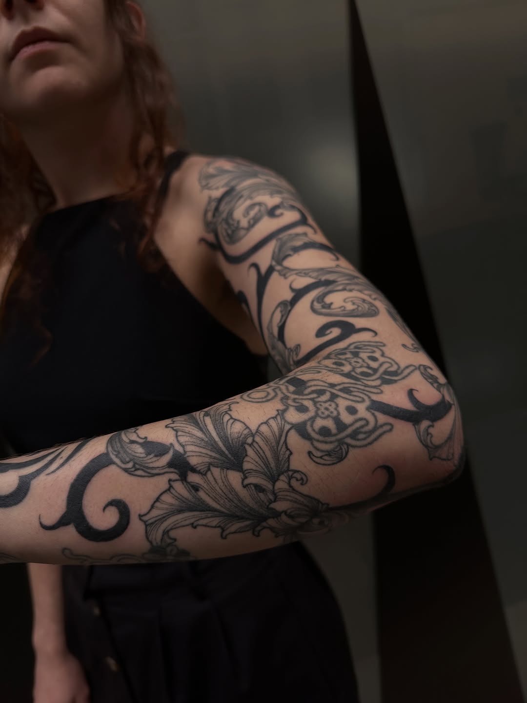 Tattoo by @skinscribe — blackwork