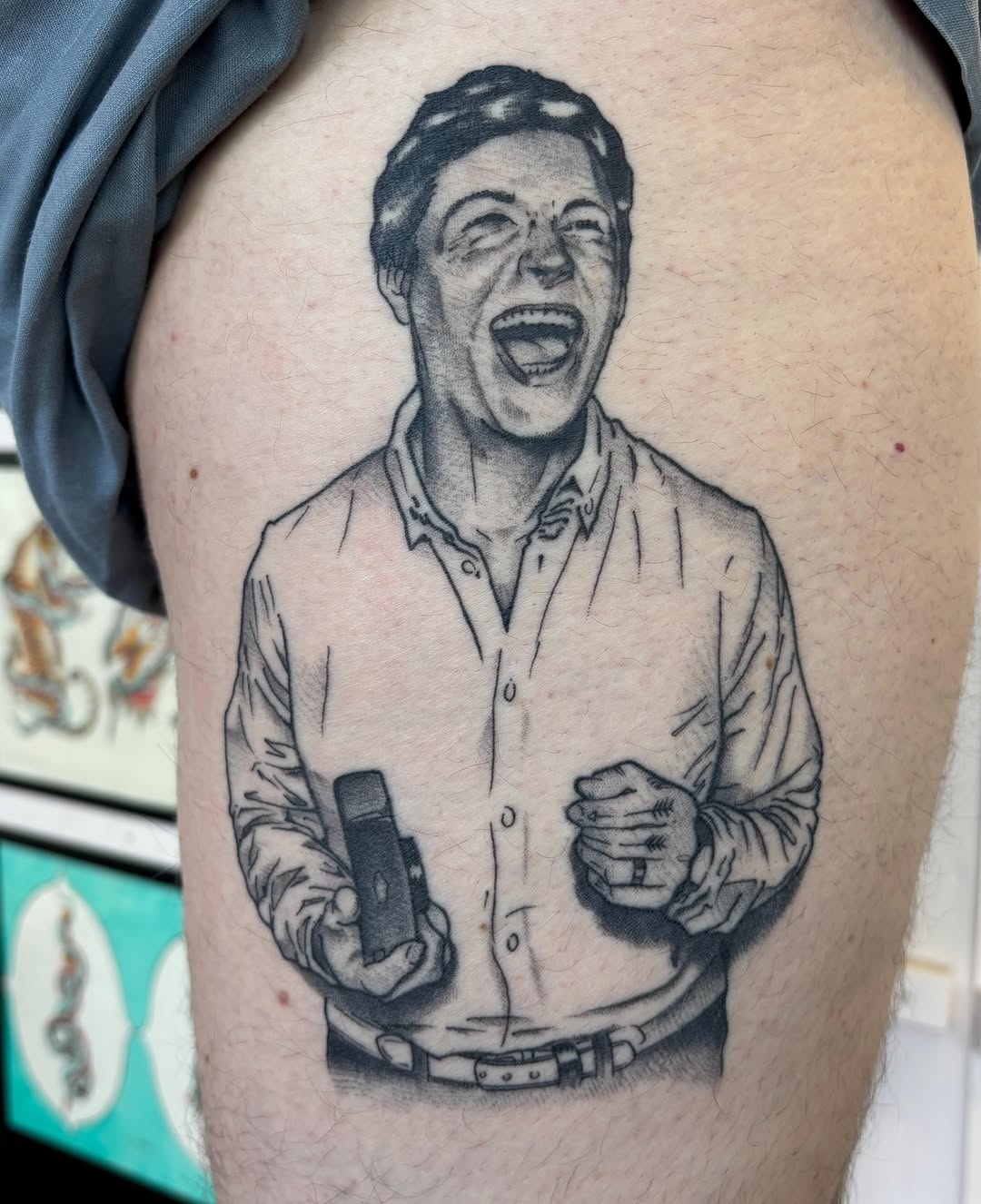 Tattoo by @ameliarosetattoo — black_and_grey