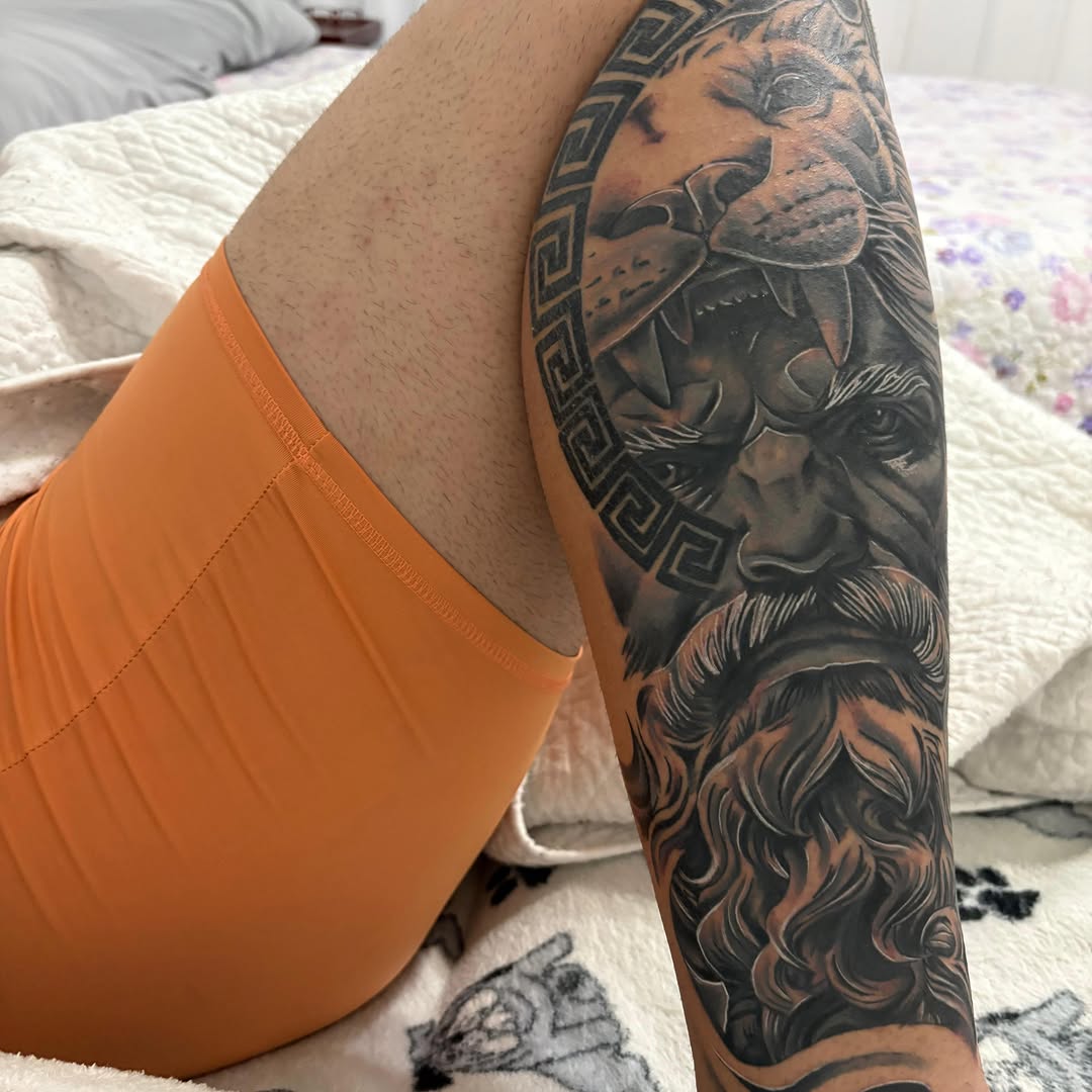 Tattoo by @idrinkink_ — realism, black_and_grey