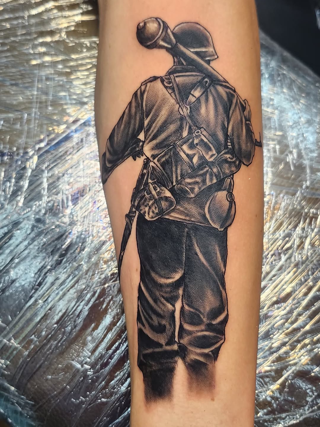 Tattoo by @timbishop_tattoos — realism, black_and_grey